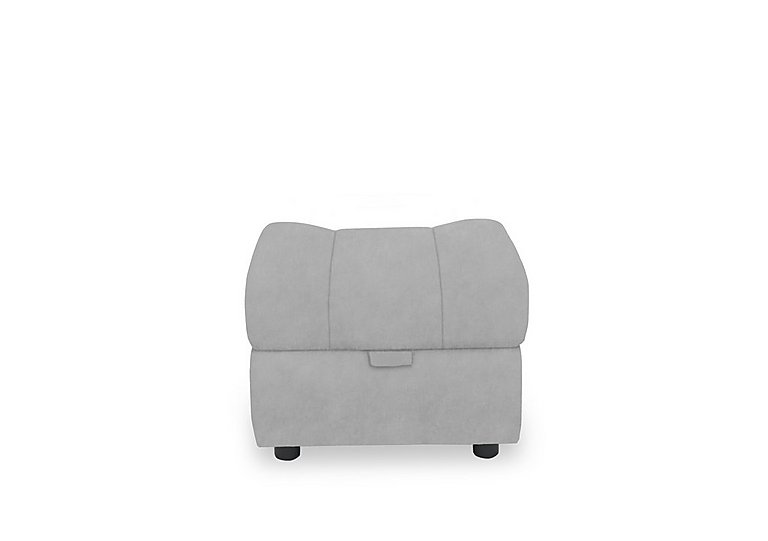 Aero Fabric Storage Footstool  Dexter Smoke | Bed Sava