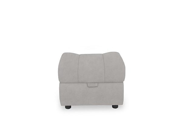Aero Fabric Storage Footstool  Dexter Stone | Bed Sava