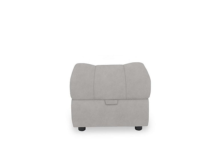 Aero Fabric Storage Footstool  Dexter Stone | Bed Sava