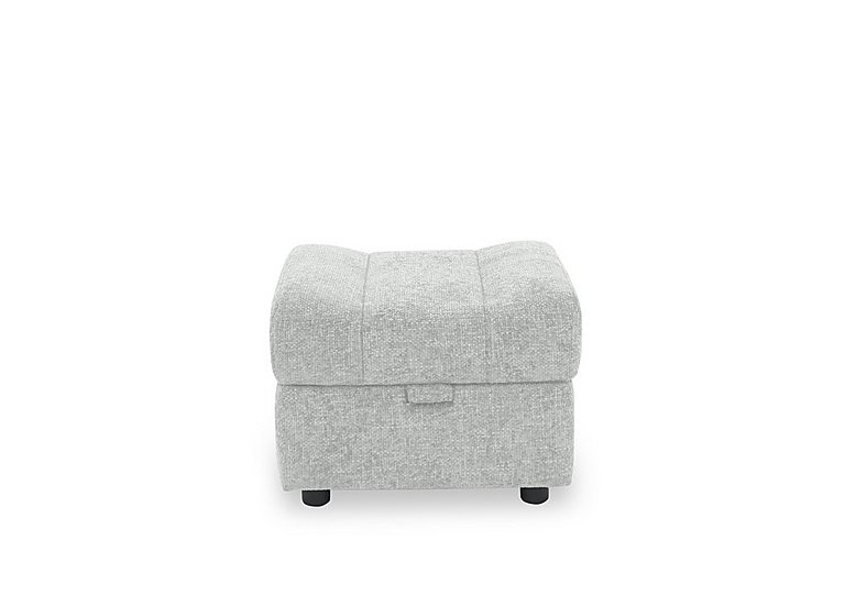 Aero Fabric Storage Footstool - Hopsack Dove
