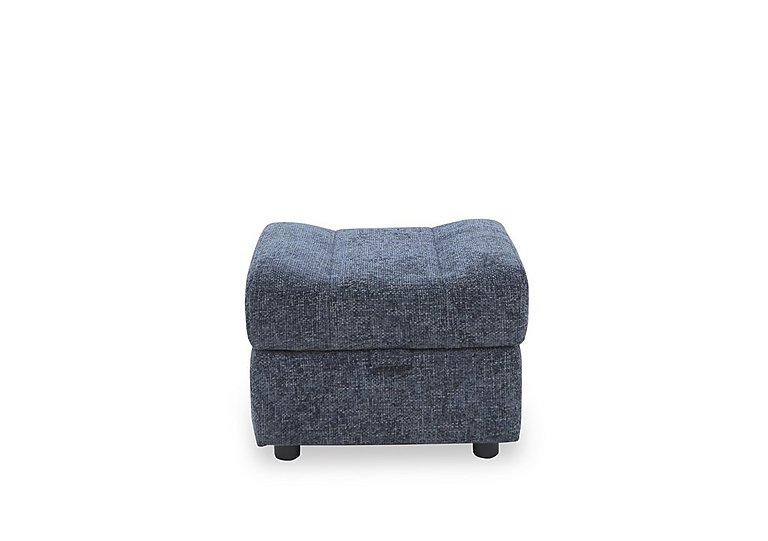 Aero Fabric Storage Footstool - Hopsack Midnight