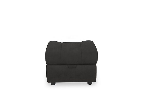 Aero Fabric Storage Footstool  Manhattan Indigo | Bed Sava
