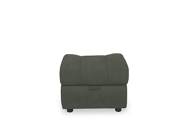 Aero Fabric Storage Footstool - Manhattan Pine