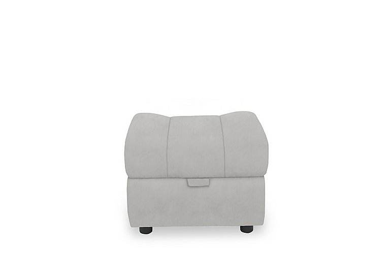 Aero Fabric Storage Footstool - Manhattan Stone
