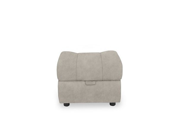 Aero Fabric Storage Footstool  Marble Cream | Bed Sava