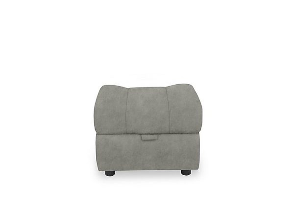 Aero Fabric Storage Footstool  Marble Stone | Bed Sava