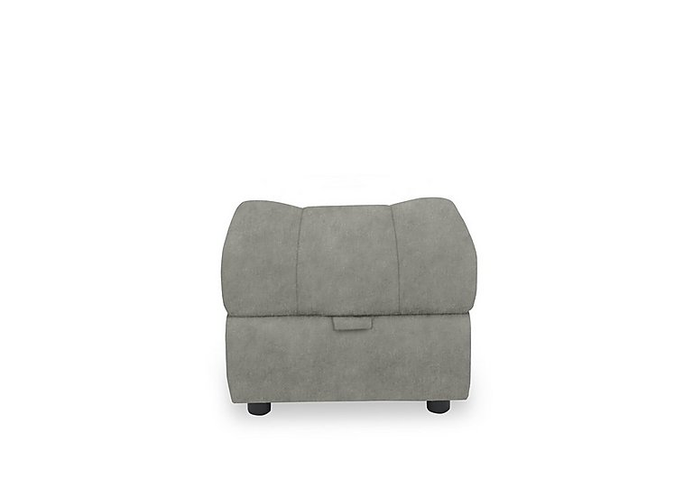 Aero Fabric Storage Footstool - Marble Stone