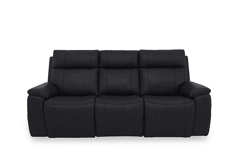 Aero Leather 3 Seater Power Recliner Sofa with Power Headrests - Lavender Grey