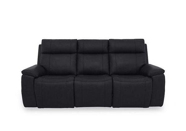 Aero Leather 3 Seater Sofa  Lavender Grey | Bed Sava