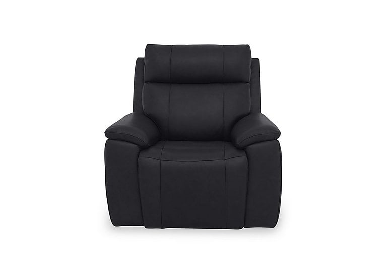 Aero Leather Power Recliner Chair with Power Headrest and Heated Seat - Lavender Grey