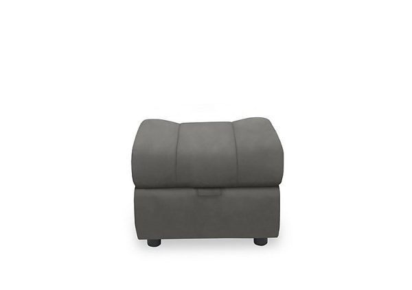 Aero Leather Storage Footstool  Elephant | Bed Sava