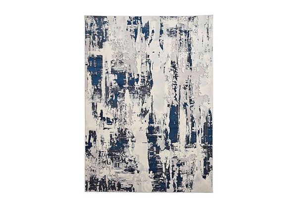 Akio Rug  160cm x 230cm  Grey Navy | Bed Sava