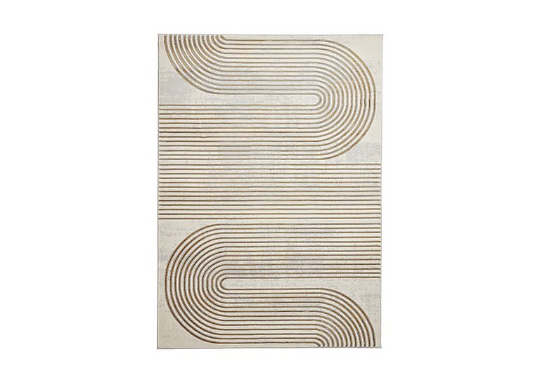 Akira Rug - 160cm-x-220cm - Gold & Grey