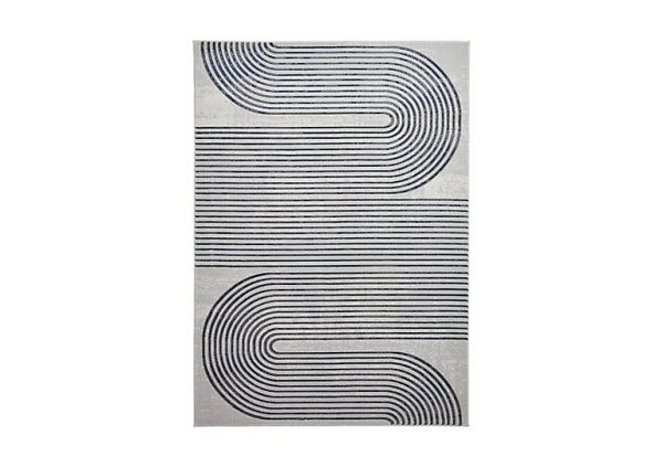 Akira Rug  120cm x 170cm  Navy  Grey | Bed Sava