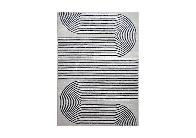 Akira Rug - 120cm-x-170cm - Navy & Grey