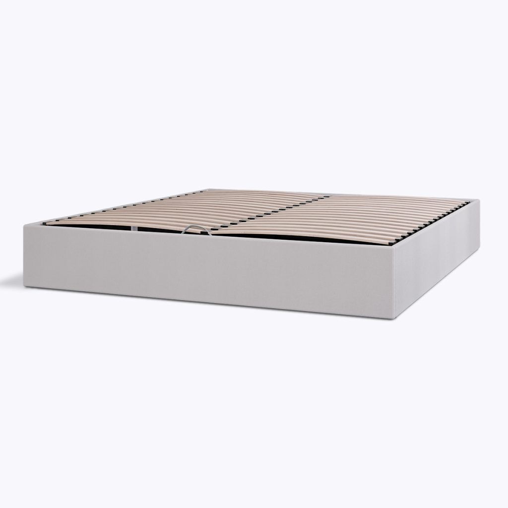 Emma Storage Ottoman Bed Super King - 180 x 200cm - Light Grey