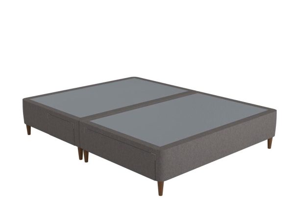 TheraPur® Shallow Divan Base  60 Super King  Grey | Bed Sava