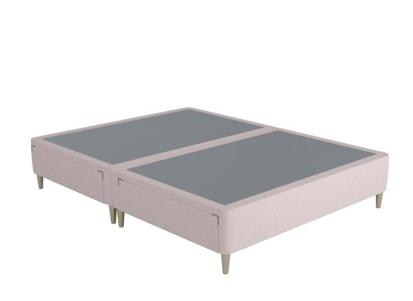 TheraPur® Shallow Divan Base  46 Double  Silver | Bed Sava