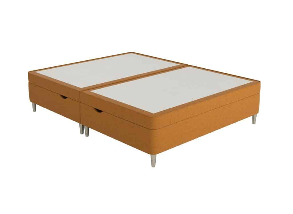 Therapur Slimline Ottoman - 6'0 Super King - Orange