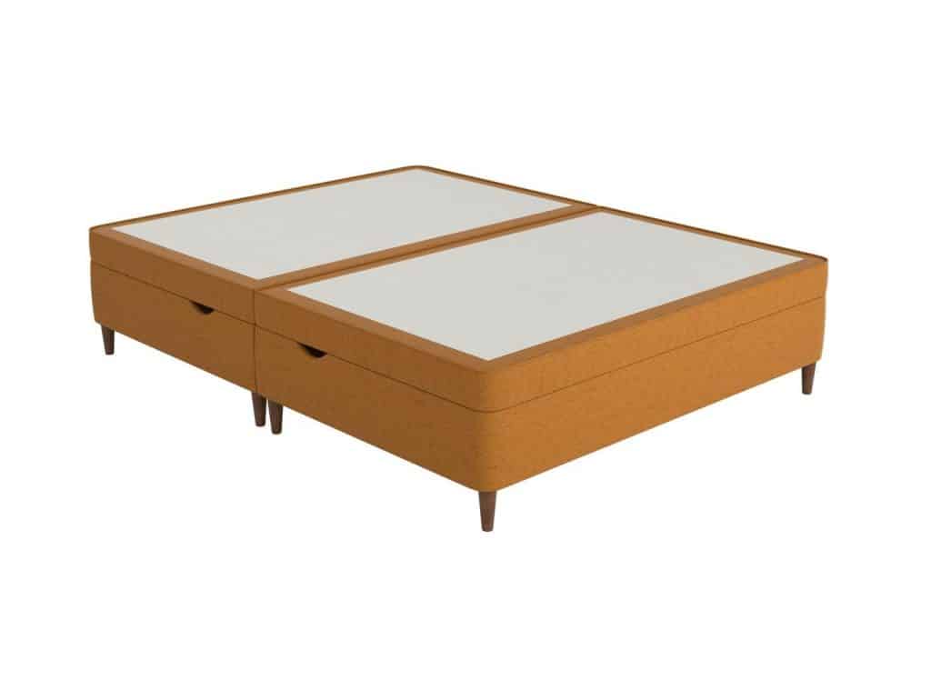 Therapur Slimline Ottoman - 6'0 Super King - Orange