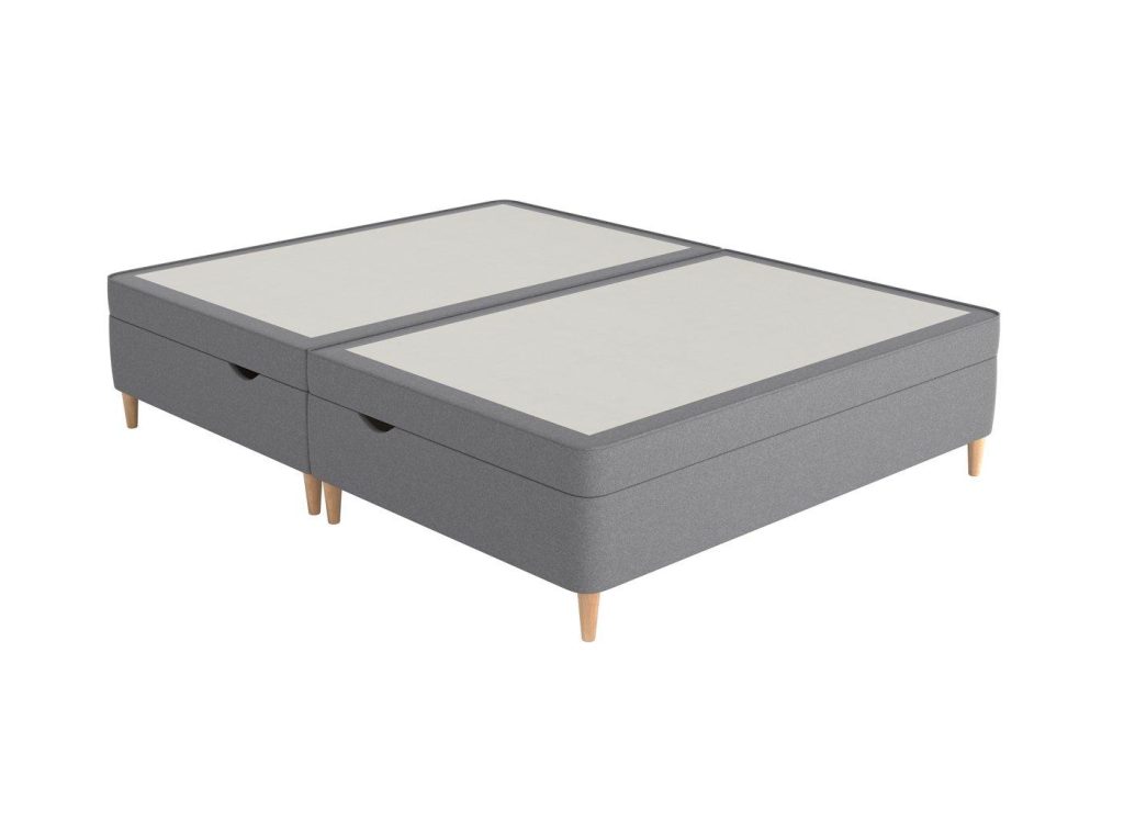 Therapur Slimline Ottoman - 4'6 Double - Grey