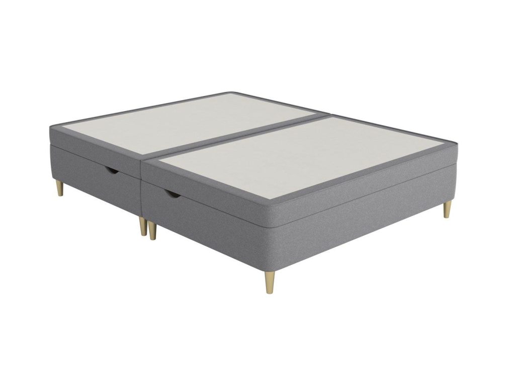 Therapur Slimline Ottoman - 4'6 Double - Grey