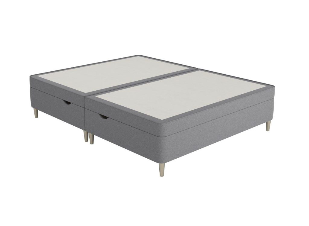 Therapur Slimline Ottoman - 4'6 Double - Grey