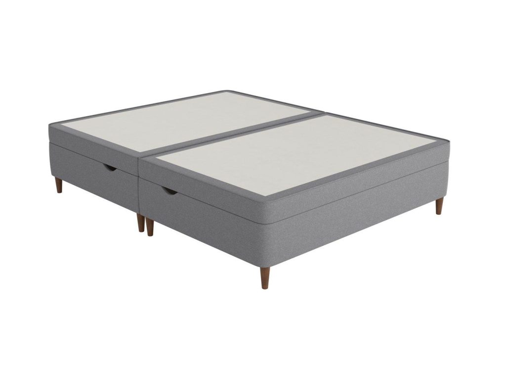 Therapur Slimline Ottoman - 4'6 Double - Grey