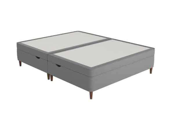 Therapur Slimline Ottoman  50 King  Grey | Bed Sava