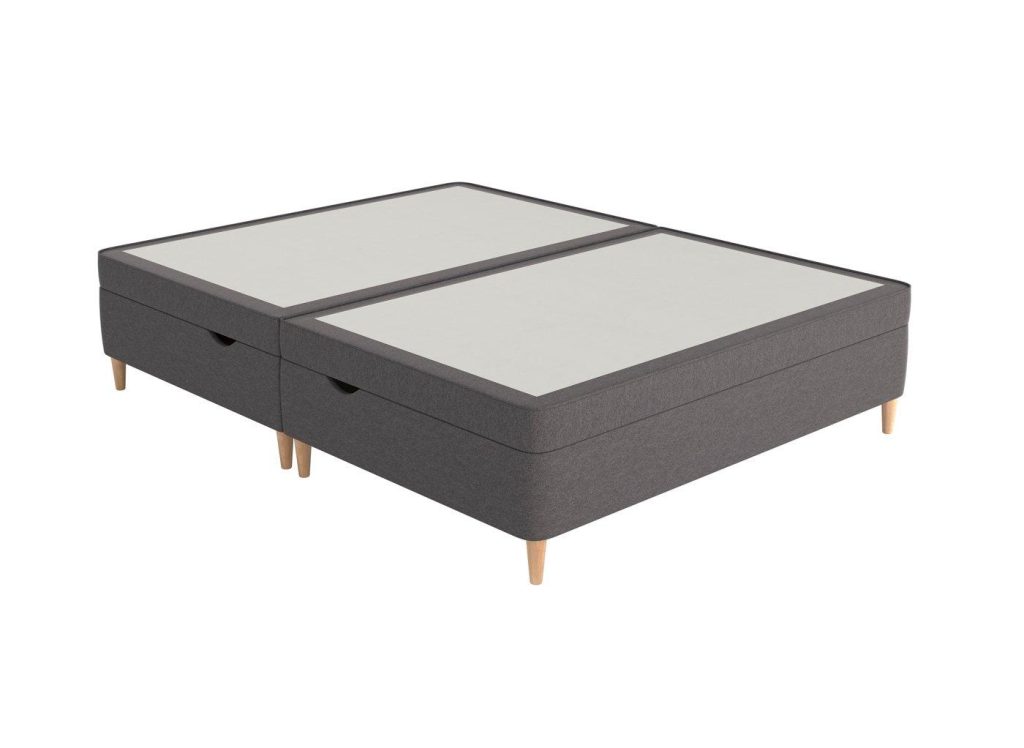 Therapur Slimline Ottoman - 4'6 Double - Grey