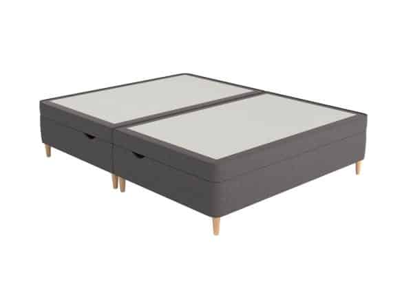 Therapur Slimline Ottoman  60 Super King  Grey | Bed Sava