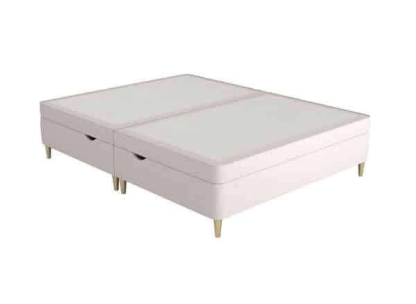 Therapur Slimline Ottoman  50 King  Silver | Bed Sava