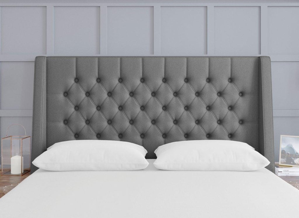 TheraPur Buckler Headboard - 5'0 King - Grey