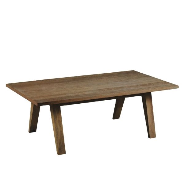 Agnano Wooden Coffee Table Rectangular In Smoked Oak | Bed Sava