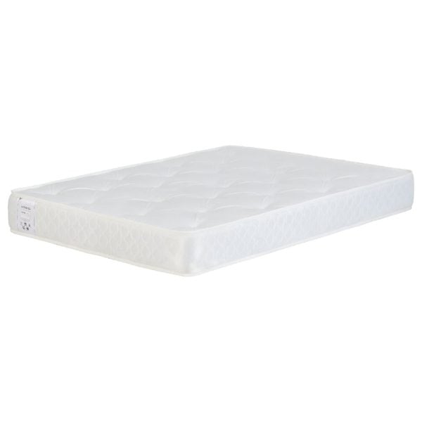Akron Fabric Double Mattress In Ivory | Bed Sava