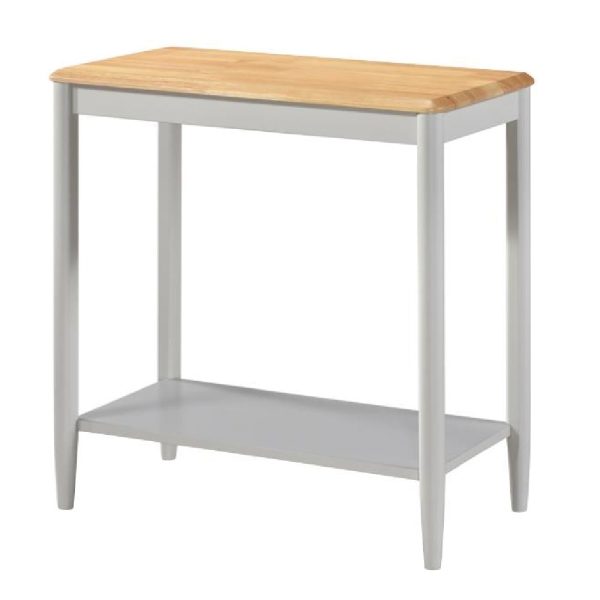 Alcor Wooden Console Table In Oak And Grey | Bed Sava