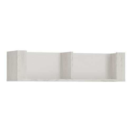 Alink Wooden Small Wall Shelf In White