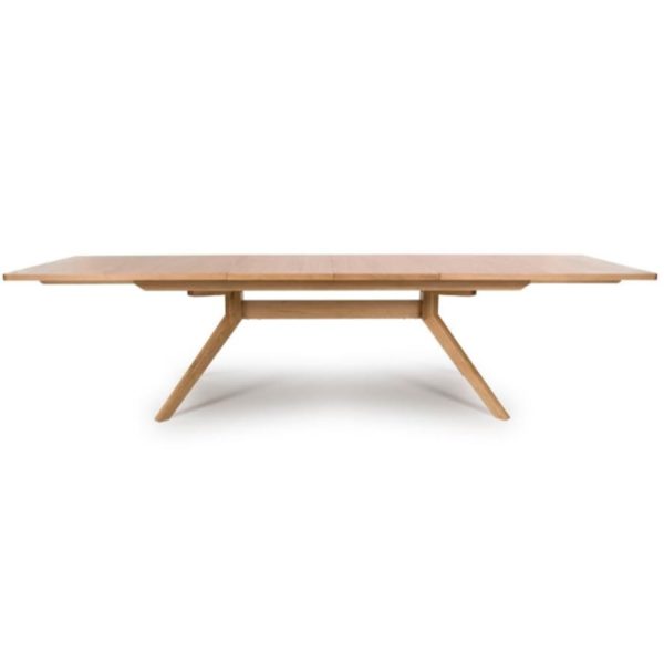 Allen Large Wooden Extending Dining Table In Natural | Bed Sava