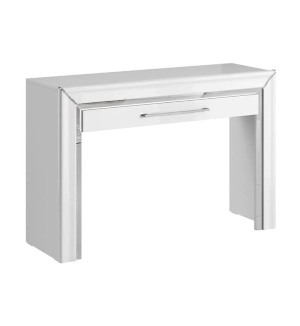 Allen Wooden Dressing Table With 1 Drawer In White | Bed Sava