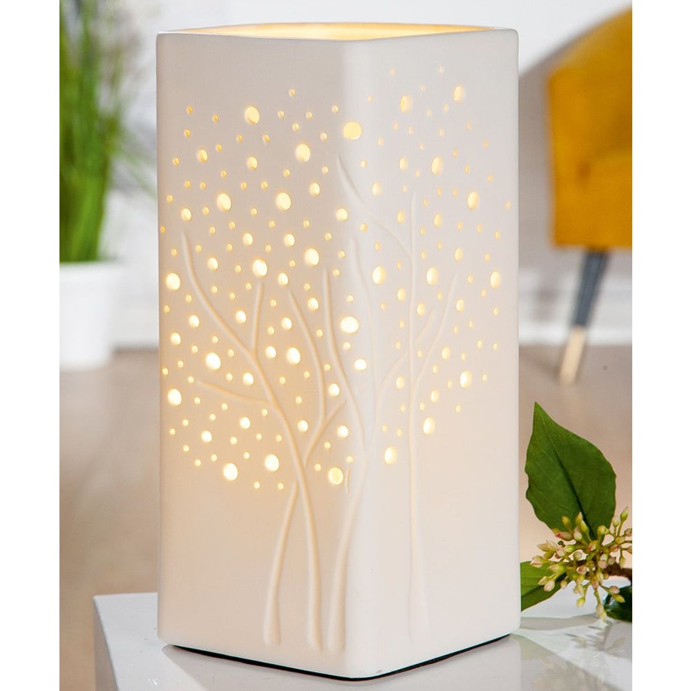 Allston Porcelain Table Lamp In White