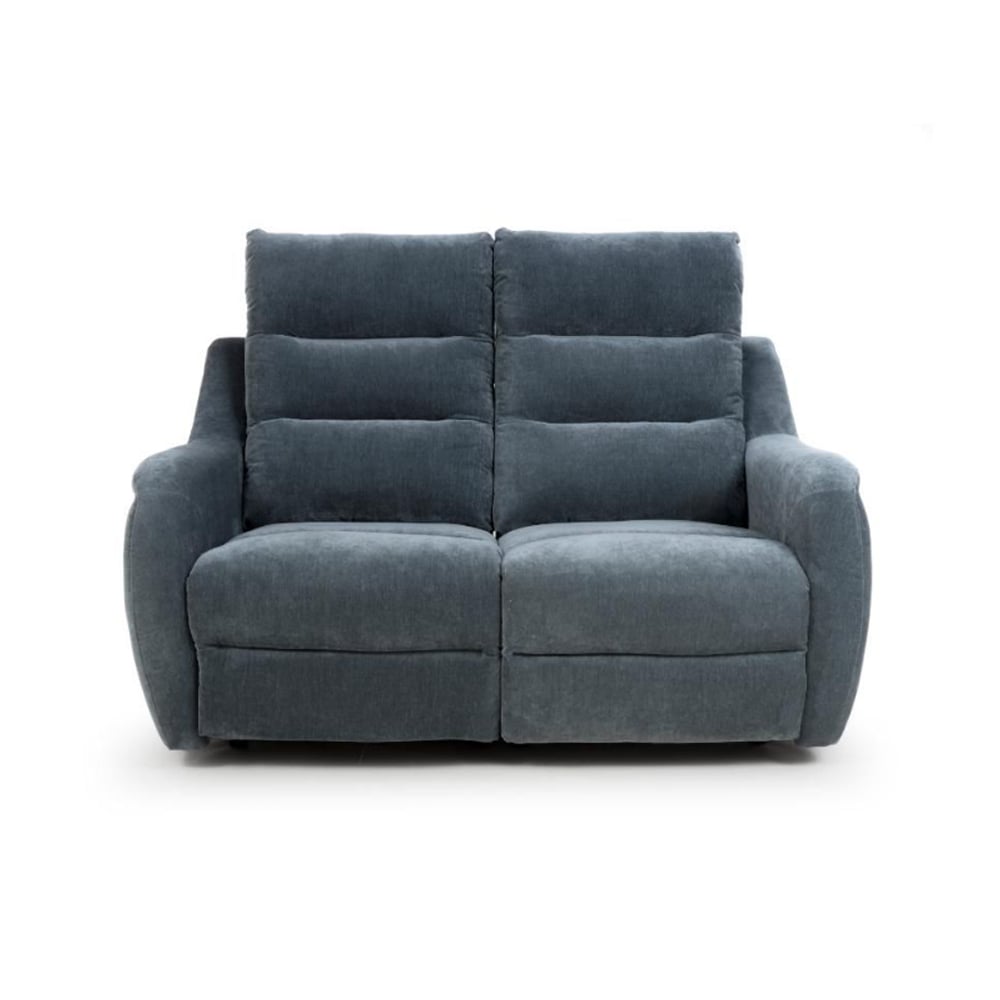 Arcata Electric Power Fabric 2 Seater Sofa In Dusk