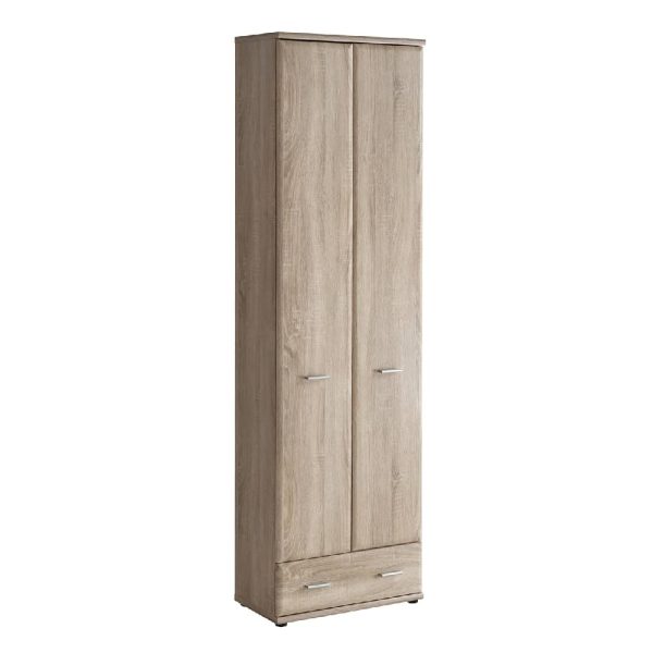 Arcata Wooden Hallway Storage Cabinet With 2 Doors In Sonoma Oak | Bed Sava