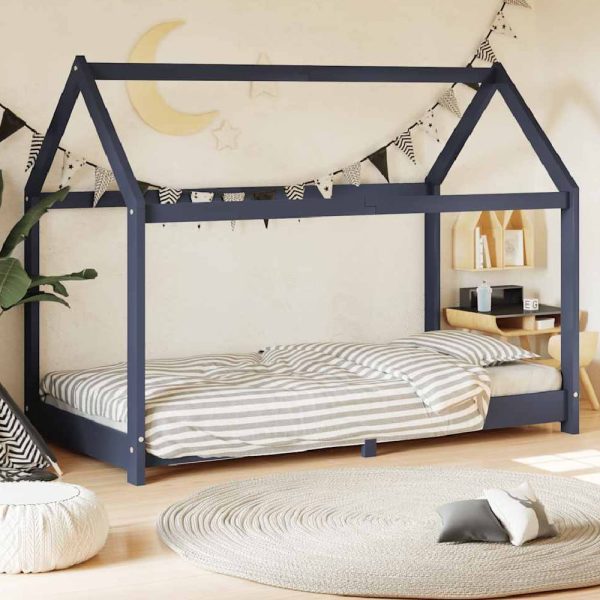 Archbold 70x140cm Wooden Children Daybed In Grey | Bed Sava