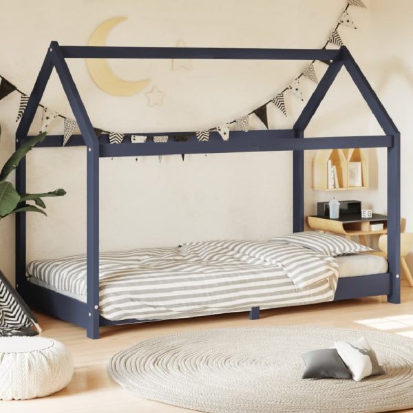 Archbold 80x160cm Wooden Children Daybed In Grey | Bed Sava