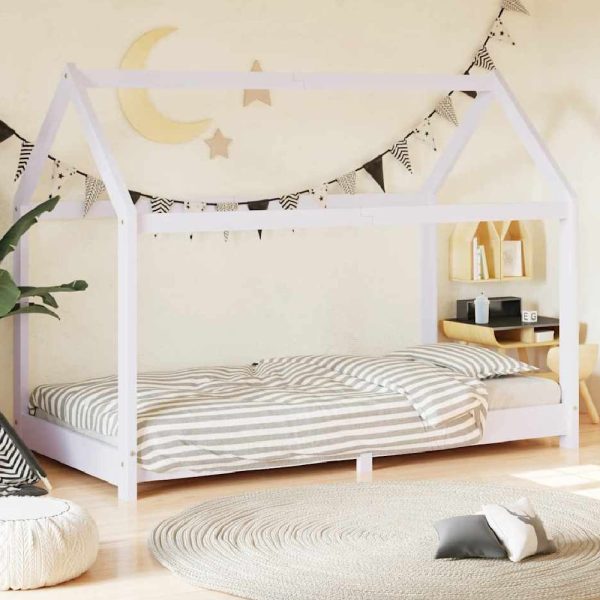 Archbold 80x160cm Wooden Children Daybed In White | Bed Sava