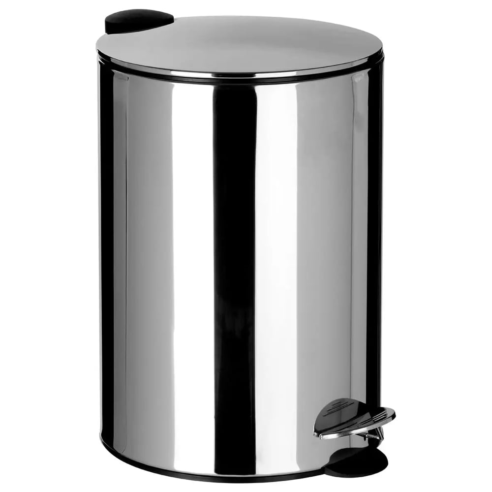 Arden Stainless Steel 20 Litre Pedal Bin In Silver