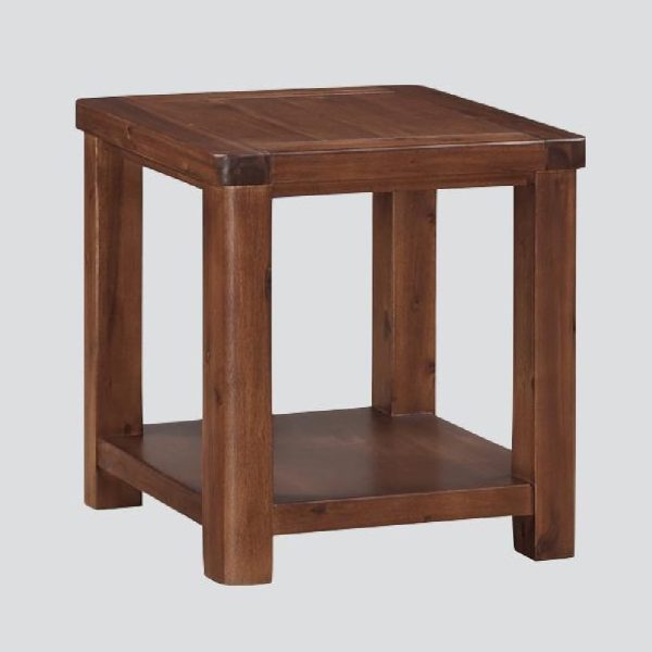Areli Wooden End Table In Dark Brown | Bed Sava