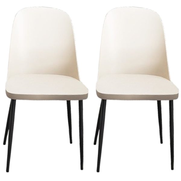 Arta Duo Calico Plastic Dining Chairs In Pair | Bed Sava