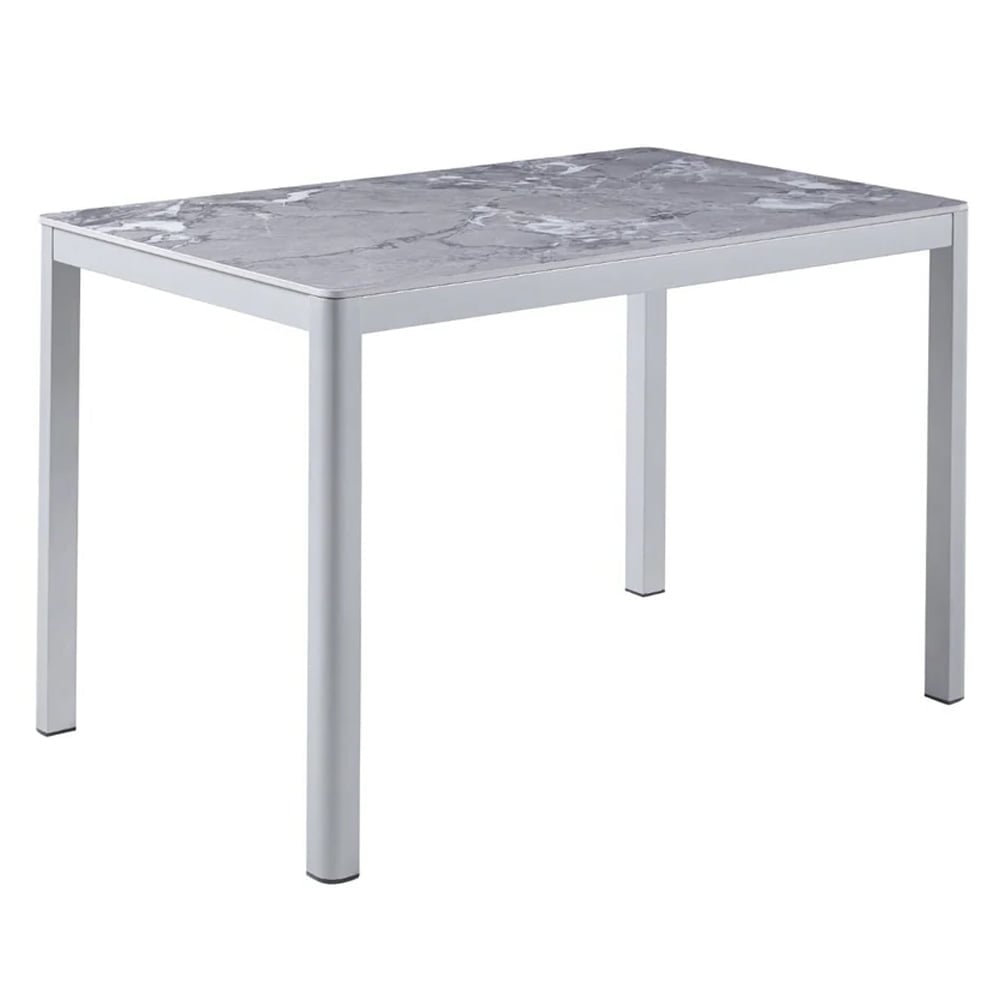Arta Large Sintered Stone Dining Table In Grey