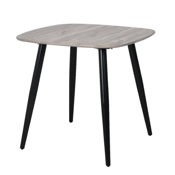 Arta Wooden Square Dining Table In Grey Oak Effect | Bed Sava